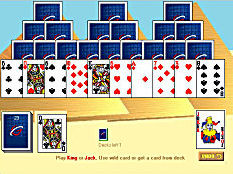 play online pyramids solitaire
