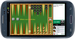 Backgammon on phone