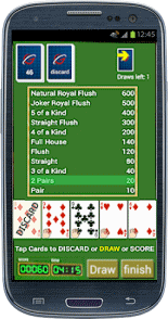 Poker Rush on phone